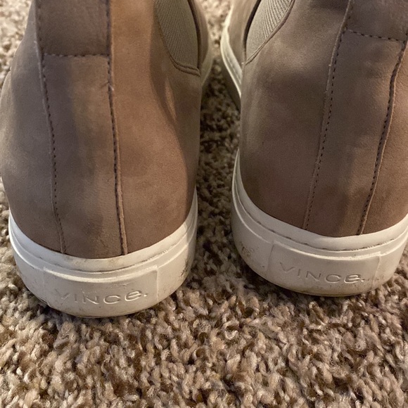 Vince tan suede high top sneakers - Picture 3 of 4